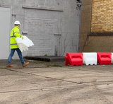 1m Water Filled Traffic Separator - Pair