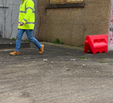 1m Water Filled Traffic Separator - Single