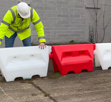 1m Water Filled Traffic Separator - Pair