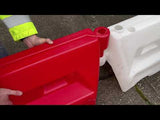 1m Water Filled Traffic Separator - Single