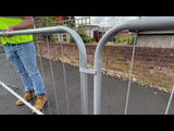 Crowd Control Barrier with Fixed Legs