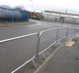 Crowd Control Barrier with Fixed Legs