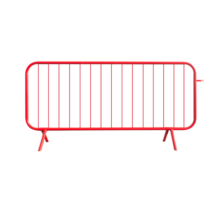 Crowd Control Barrier with Fixed Legs - Red