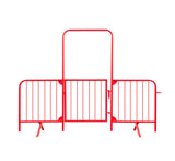 Walkthrough Crowd Control Barrier with Fixed Legs and Spring Loaded Gate